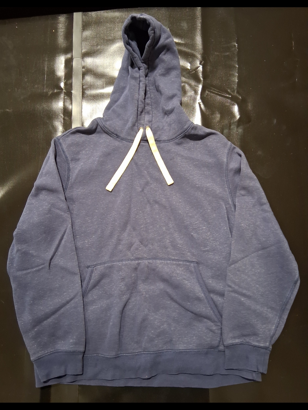 Newport Navy Pullover Hoodie with Contrasting Drawcords